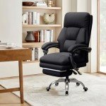 High Back Office Chair with Foot Rest