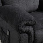 HOMCOM Vibrating Recliner Chair with Side Pockets