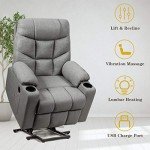Electric Power Lift Recliner Chair with Massage & Heat