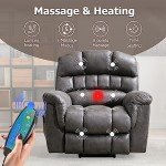 Large Power Lift Recliner Chair with Massage and Heat