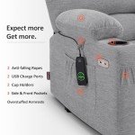 MCombo Power Lift Recliner Chair with Massage and Heat