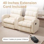 Rechargeable 2500mAh Battery Pack for Recliners