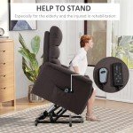 HOMCOM Remote Control Lift Recliner Chair for Seniors