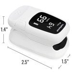 Healthsmart Digital Fingertip Sport Pulse Oximeter, Fast Results, FSA HSA Eligible, Easy-To-Read LED Display, Auto-Shutoff