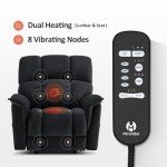 MCombo Dual Motor Lift Recliner Chair with Massage