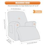 VANSOFY Stretch Recliner Chair Cover for Pets
