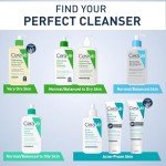 CeraVe SA Cleanser | Salicylic Acid Cleanser with Hyaluronic Acid, Niacinamide & Ceramides| BHA Exfoliant for Face | Fragrance Free Non-Comedogenic | 16 Ounce