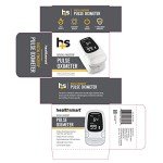 Healthsmart Digital Fingertip Sport Pulse Oximeter, Fast Results, FSA HSA Eligible, Easy-To-Read LED Display, Auto-Shutoff