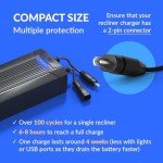 Rechargeable Battery Pack for Electric Recliners