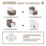 Stretch Recliner Chair Covers - 4 Piece Set