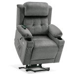 Dual Motor Power Lift Recliner with Massage & Heat