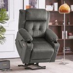 Dual Motor Power Lift Recliner with Massage & Heat