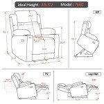Dual Motor Power Lift Recliner with Massage & Heat