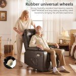 WILLOVE Electric Lift Chair with Wheels and Massage