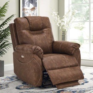 Recliner Chair with Massage, Heat & USB Ports