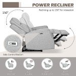 Electric Power Recliner with USB Charging Station