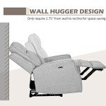 Electric Power Recliner with USB Charging Station