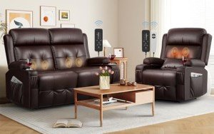 Power Recliner Chair with Heat and Massage