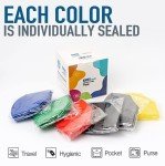 SeekSeed Kids KN95 Face Masks 30 Pcs Kid Face Mask 5 - Ply Breathable Disposable Masks Childrens Comfortable Dust Cup Dust Mask Elastic Ear Loops with Nose Bridge for Girls Boys (3199061)