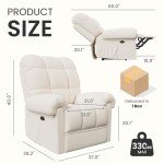 Welzona Electric Recliner Chair with USB Port