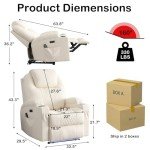 Heated Massage Power Recliner Chair for Adults
