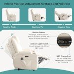 Heated Massage Power Recliner Chair for Adults