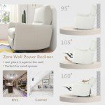 Compact Electric Recliner Chair with USB Port