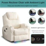 Heated Massage Power Recliner Chair for Adults