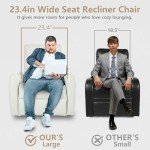 Compact Electric Recliner Chair with USB Port