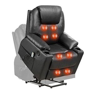 Electric Lift Chair Recliner with Massage & Heat
