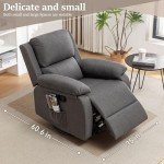 Korser 360° Swivel Rocker Recliner Chair for Adults