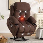 BOSMILLER Heated Massage Power Lift Recliner Chair