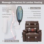 JIKFRIMA Power Lift Recliner Chair with Massage & Heat