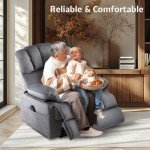 Jocisland Dual Motor Recliner Chair for Seniors