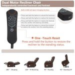 JIKFRIMA Power Lift Recliner Chair with Massage & Heat