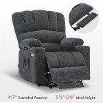 MCombo Electric Lift Recliner Chair with Massage