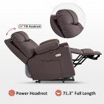 MCombo Compact Power Lift Recliner with Massage & Heat