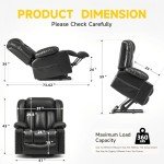 Power Lift Recliner Chair for Seniors with Heat & Massage