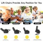 Power Lift Recliner Chair for Seniors with Heat & Massage