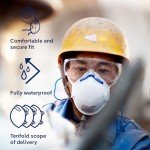 Dräger X-plore 1350 N95 Particulate Respirator, 20 Pack, Size M/L, NIOSH-Certified, Disposable Dust Mask, Adjustable Head Harness, Low Breathing Resistance