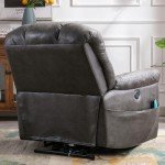 Large Power Lift Recliner Chair with Massage & Heat