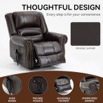 Trustyue Dual Motor Lift Chair with Massage & Heat
