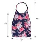 Celley Washable Waterproof Adult Bib with Adjustable Neck