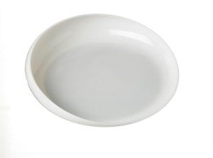 Sammons Preston Non-Skid Round Scoop Dish, 8