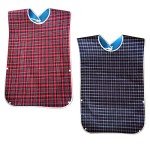 Reusable Waterproof Adult Eating Bib - Dark Blue