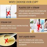 KIKIGOAL Feeding Cup with Straw for Easy Drinking