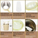 KIKIGOAL Feeding Cup with Straw for Easy Drinking