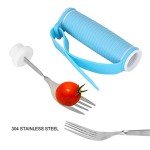360° Rotatable Easy Grip Eating Fork for Seniors
