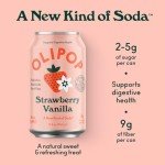 OLIPOP Strawberry Vanilla Sparkling Tonic - 4-Pack
