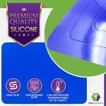 Non-Slip Silicone Mat for Easy Use - Blue